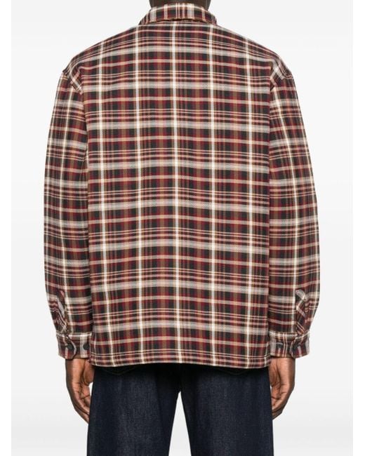 Carhartt Wip Camisa de mezcla de algodón principal Carhartt de hombre de color Brown