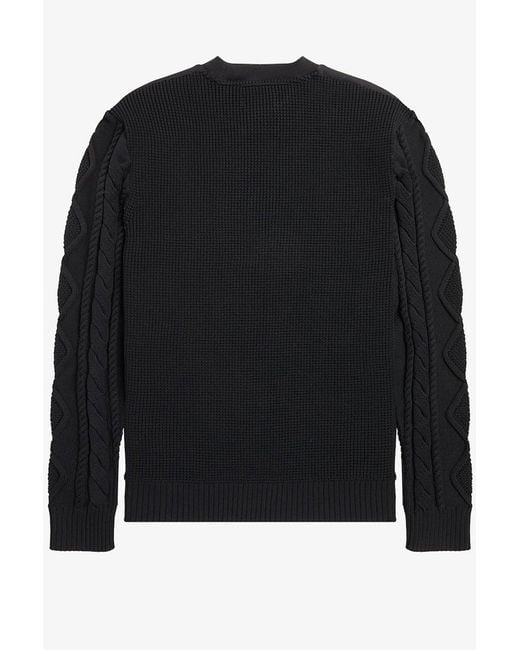 Fred Perry Black Sweatshirt for men