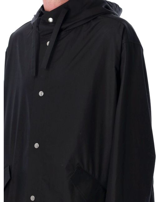 Jil Sander Coats Black voor heren