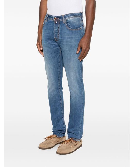 Jacob Cohen Blue Slim Fit Denim Jeans for men