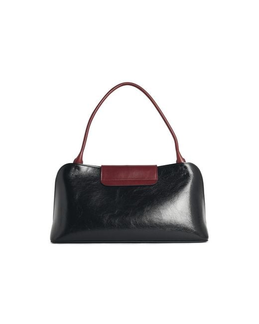 Versace Black East/West 'Vivian' And Lear Shoulder Bag