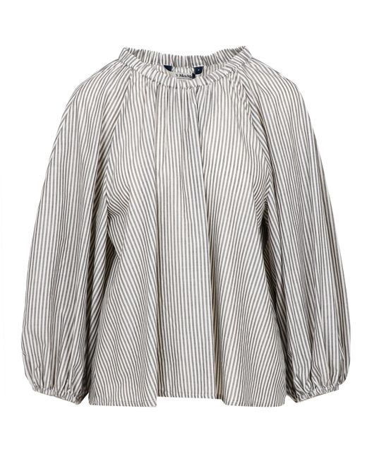 Max Mara Gray Hemden weiß
