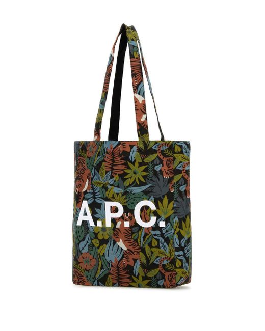 A.P.C. Black Open Top Handbag