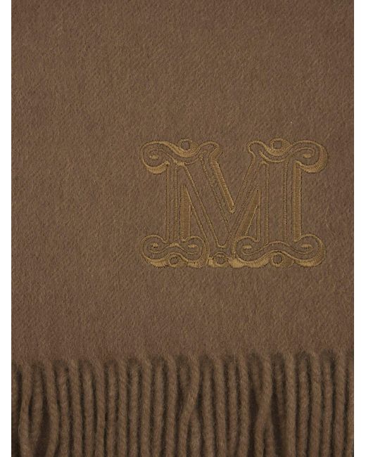 Max Mara Natural Wsdalia Cashmere Scarf