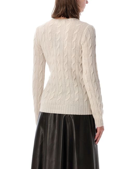 Ralph Lauren Natural Cashmere Sweater For
