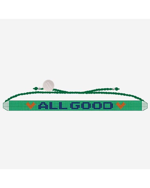 Sorbet Island Green Glass Pearl Bracelet
