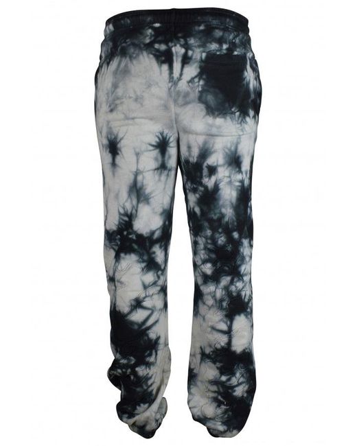 Off-White c/o Virgil Abloh Gray Tie-Dye Sport Pants With Logo Detail for men