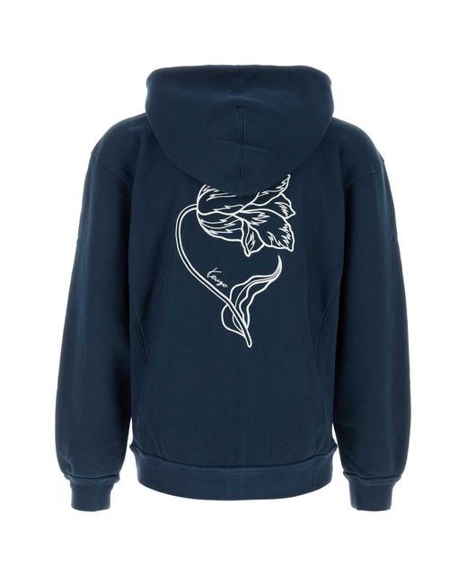 KENZO Blue Cotton Sweatshirt