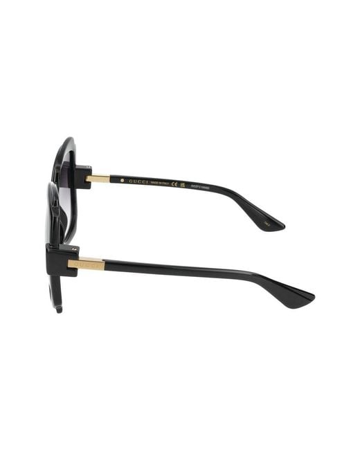 Gucci Sonnenbrille GG1431 S 001 schwarzes schwarzes grau /20/135 in Black für Herren
