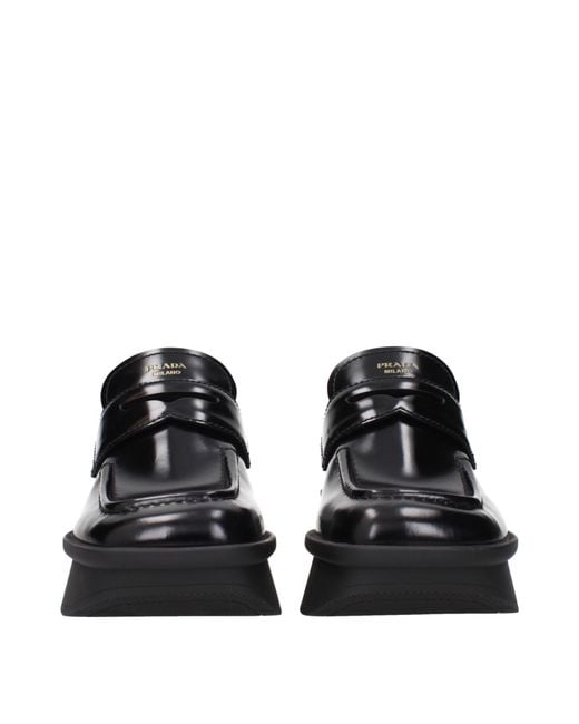 Prada Black Mocassins Re Edition 1999 Leather