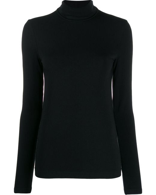 Wolford Aurora Lange Mouwen Top in het Black
