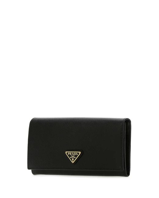 Prada Black Leather Wallet