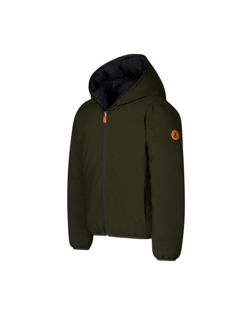 Save The Duck Black Hooded Jacket