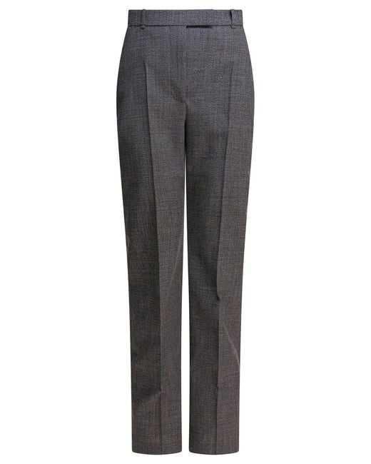 McQueen Blue Wool Pants