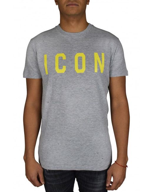 DSquared² Gray T Shirt Icon