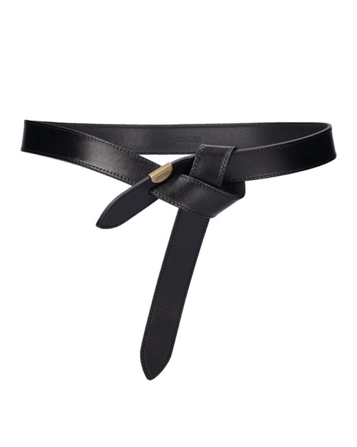 "Lecce" cinturón anudado Isabel Marant de color Black