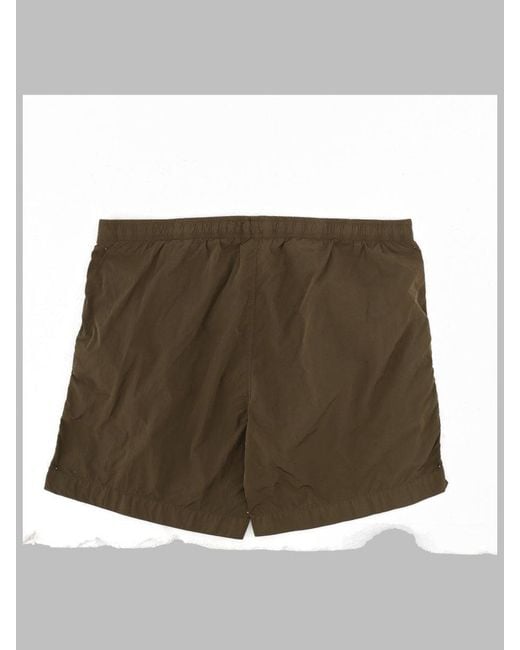 C P Company Green Swim Shorts for men