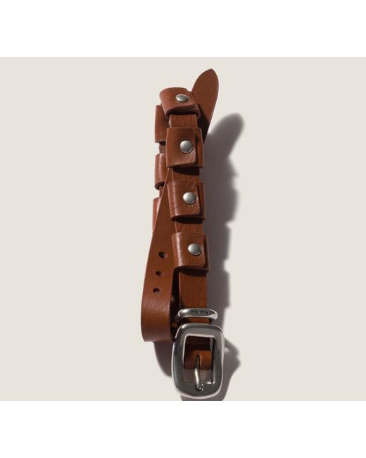 Miu Miu Brown Modeschmuck