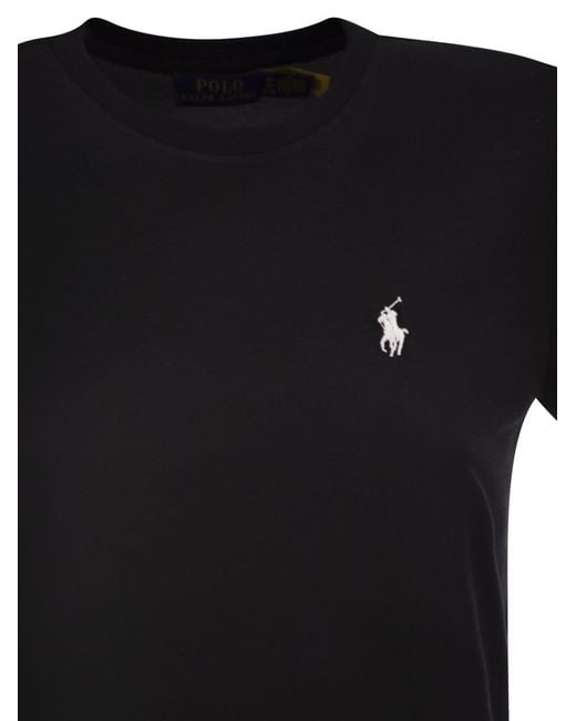 Polo Ralph Lauren Black Classic Fit Crew Neck T Shirt