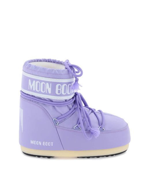 Moon Boot Icon Low Apres Ski Boots in het Purple