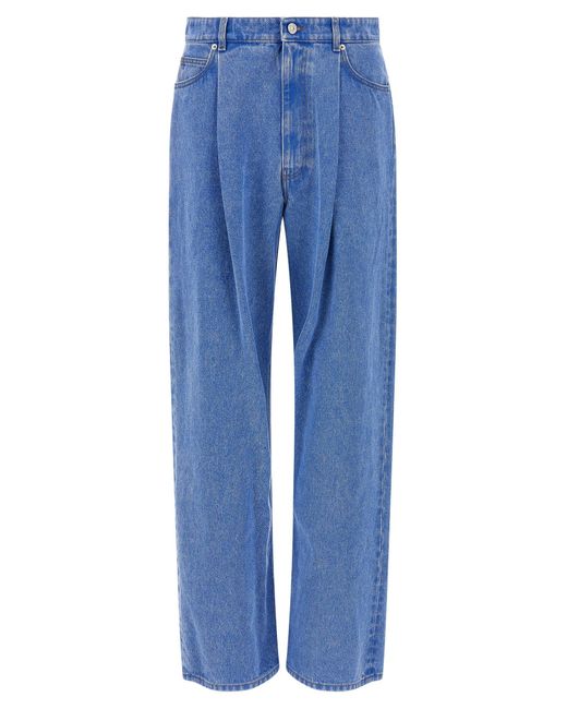 Marni Pleat Jeans in het Blue voor heren
