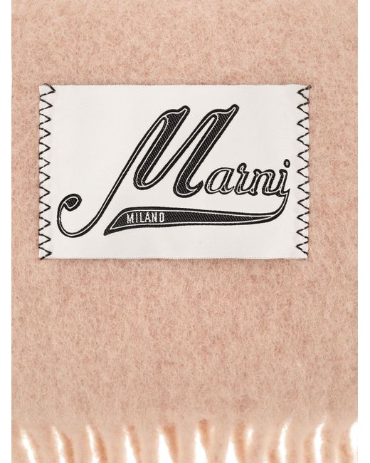 Marni Pink Gauzy Alpaka -Schal