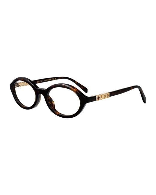 Gucci Black Oval Optical Gg2153 O 002