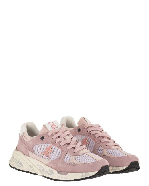 Premiata Pink Mased 8220 Sneakers
