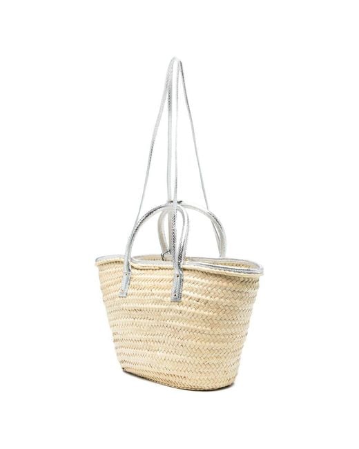 Jacquemus White Le Panier Soli Basket Bag