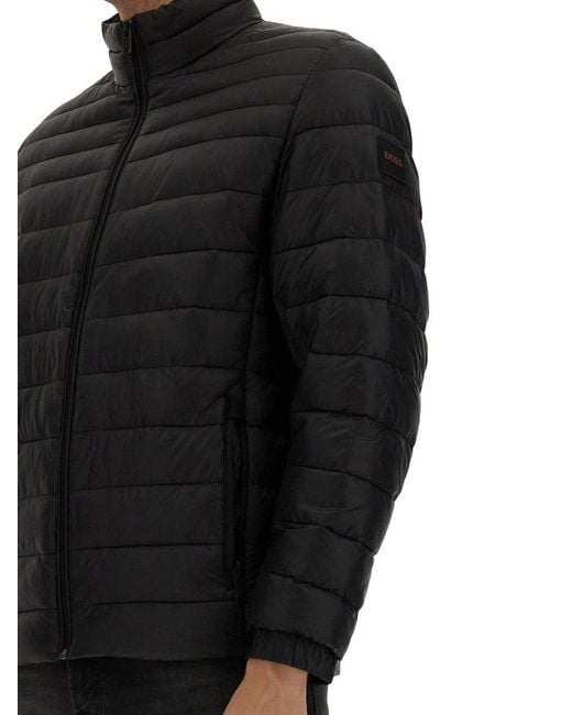 Boss Down Jacke mit Logo in Black für Herren