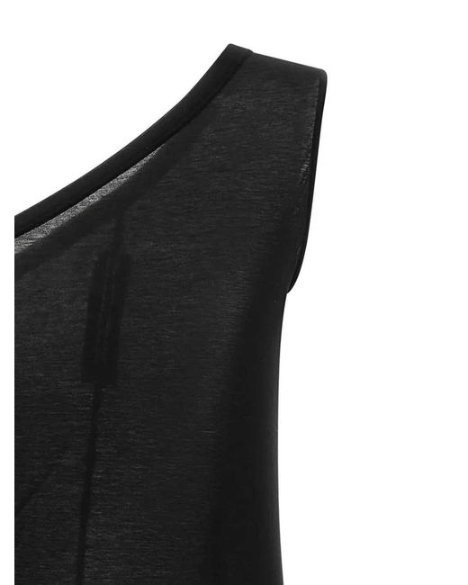 Rick Owens Ziggy Top in het Black