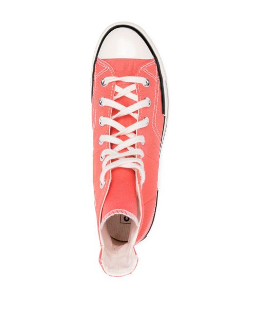 Converse Chuck 70 Plus Canvas Sneakers in het Pink