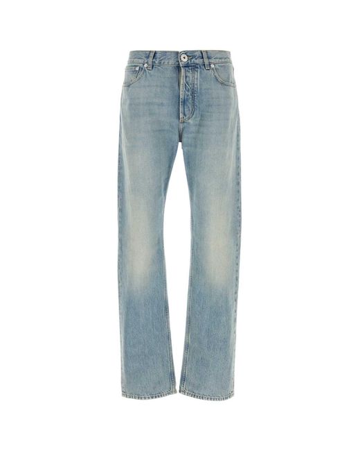 McQueen Blue Denim Jeans for men