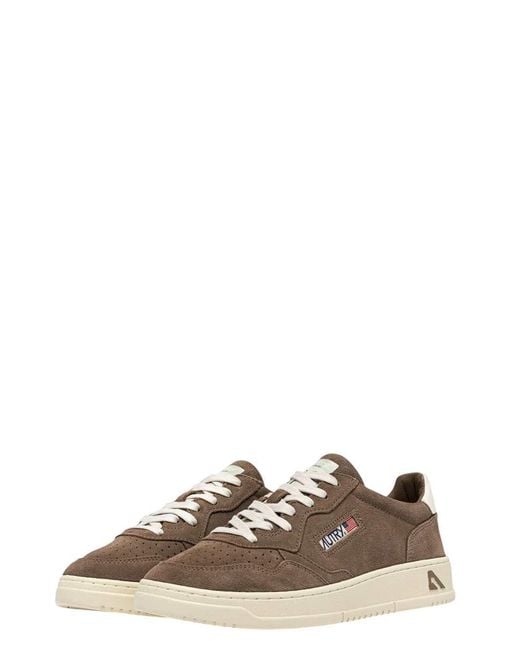 Autry Brown Medalist Low Uh08 Finish/Sue Moka/Wht