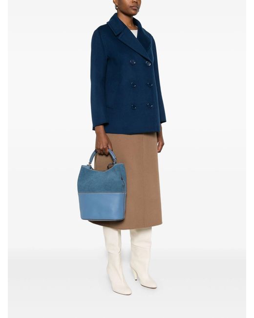 Furla Blue Sfera S Bucket Bag 26