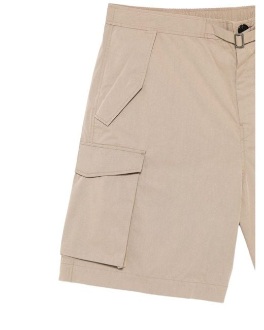 Paul Smith Natural Cotton Cargo Shorts for men