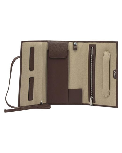 Le Tanneur Brown Leather Pouches