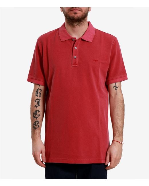 Fay Red T Shirts And Polos