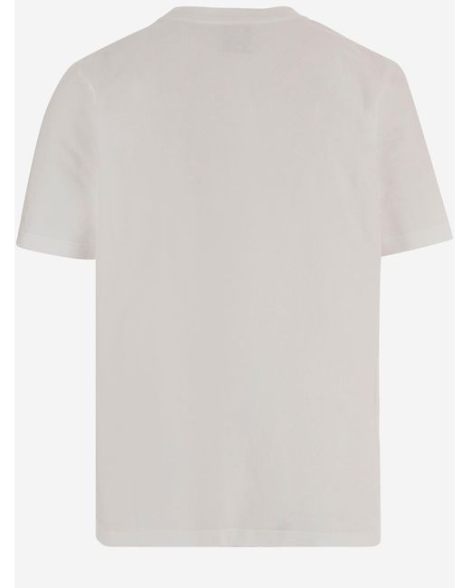 Casablanca White Cotton T Shirt With Logo