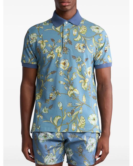 Etro T Shirts En Polos in het Blue voor heren