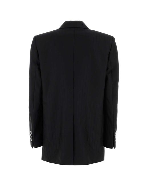 Versace Black Wool Blazer