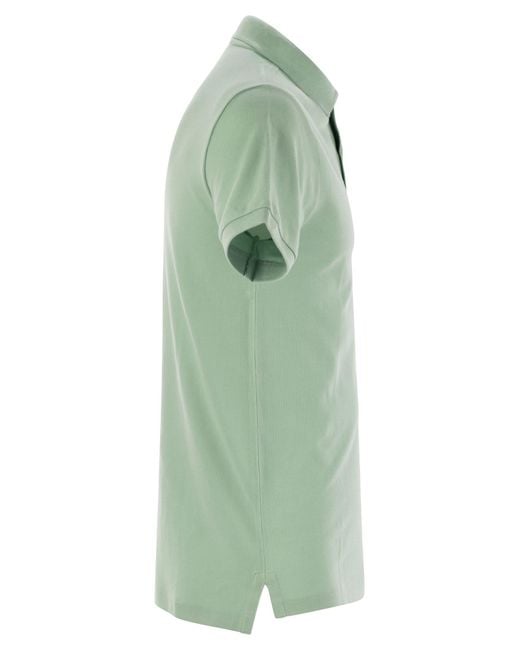 Polo Ralph Lauren Slim Fit Pique Polo -Hemd in Green für Herren