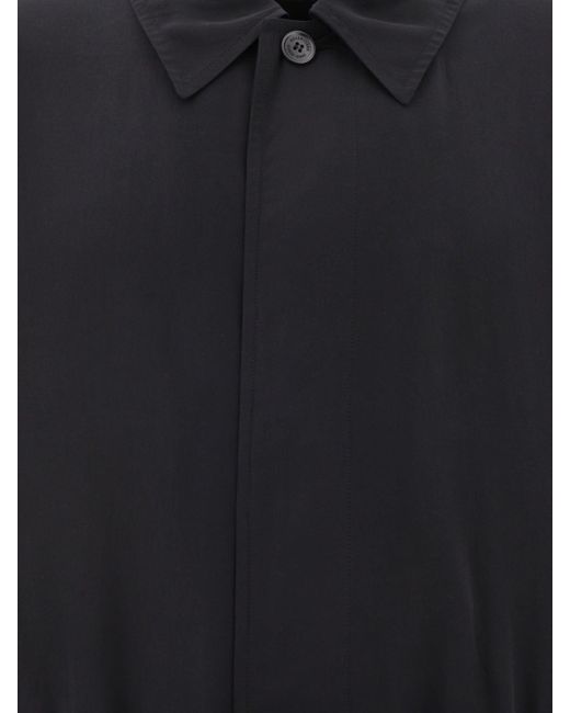 Trench-Coat ceinturé Balenciaga pour homme en coloris Black