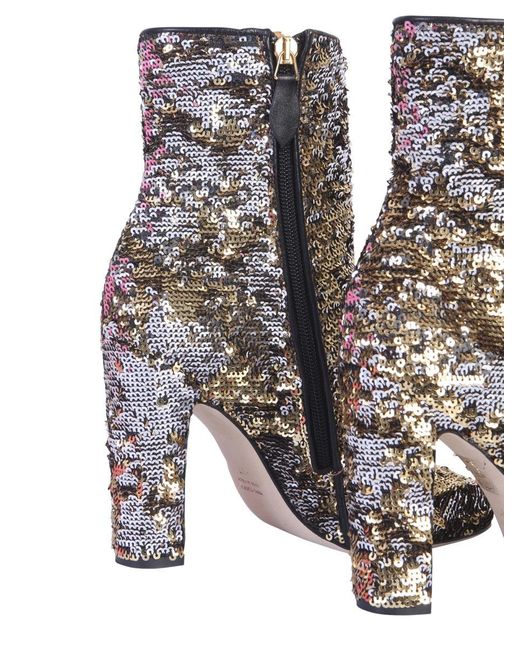 Paris Texas Brown Stivale Con Paillettes for men