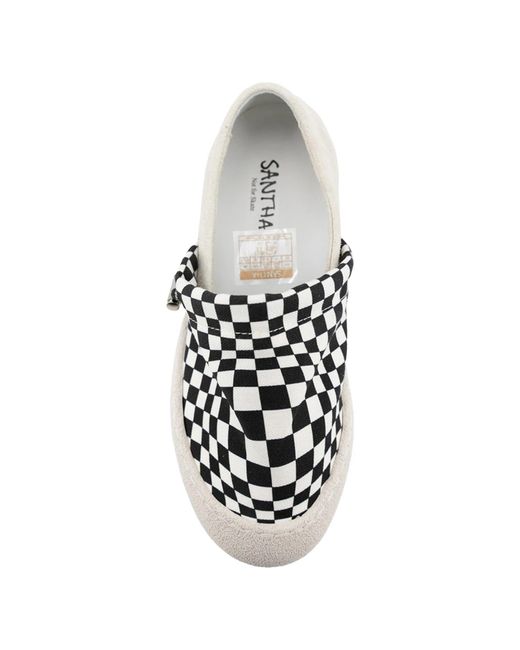 Santha White Imsouane Canvas Checkboard