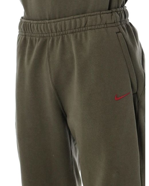 Nike Green Nocta Fleece Cs Sweatpants for men