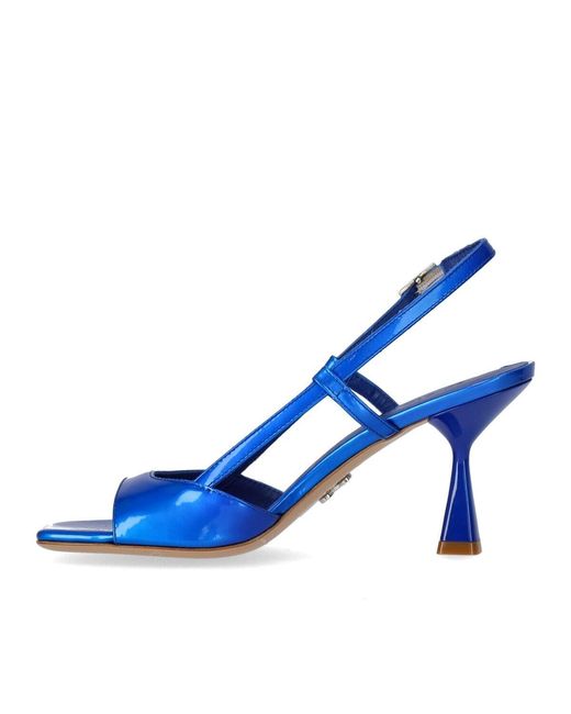 Sergio Levantesi Blue Ilenia Electric Heeled Sandal