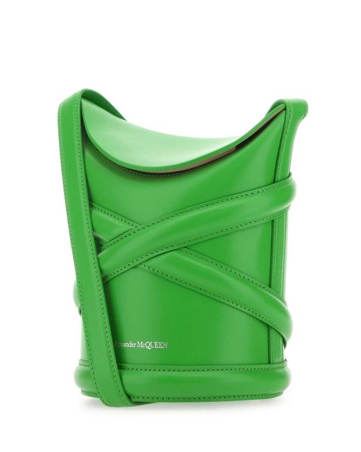 McQueen Green Grass The Curve Bucket Hat