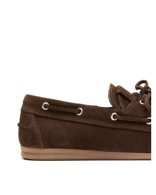 Alohas Brown Rowan Suede Leather Loafers