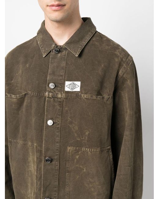 Etudes Studio Brown Cotton Linen Blend Shirt